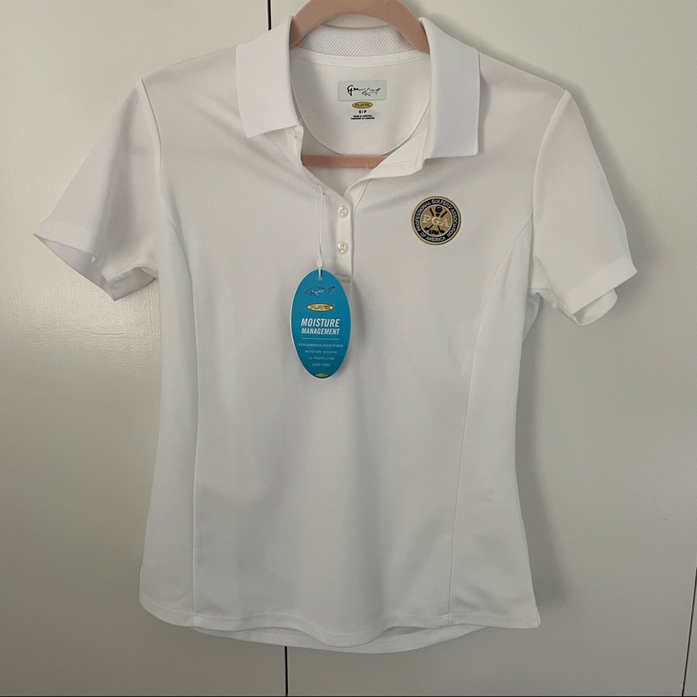 NWT Greg Norman Collection White Polo